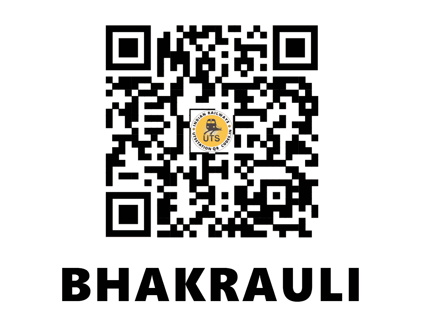 UTS QR Code for BHAKRAULI - BHKL (NR - UTTAR PRADESH)